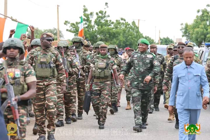 Visite du Président de la République, Chef de l’État, le Général d’Armée Abdourahamane Tiani dans la région de Tillabéri