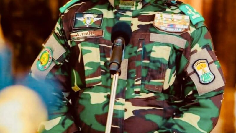 Son Excellence le Général d’Armée Abdourahamane TIANI, dans la région de Dosso