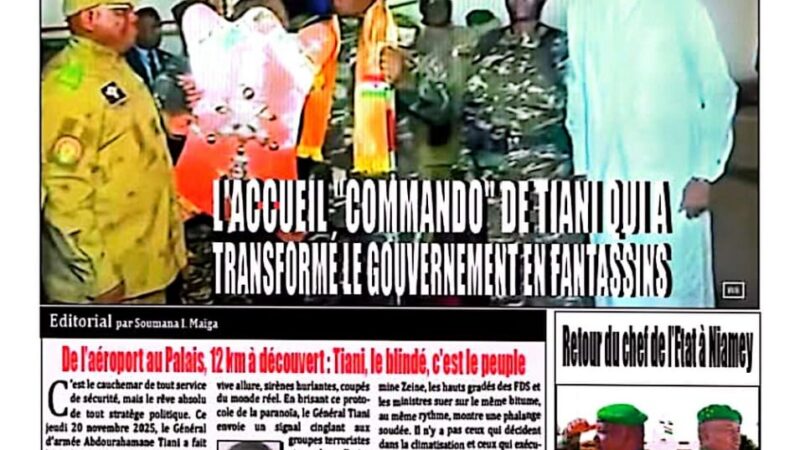 De l’aéroport au Palais, 12 km à découvert : Tiani, le blindé, c&rsquo;est le peuple