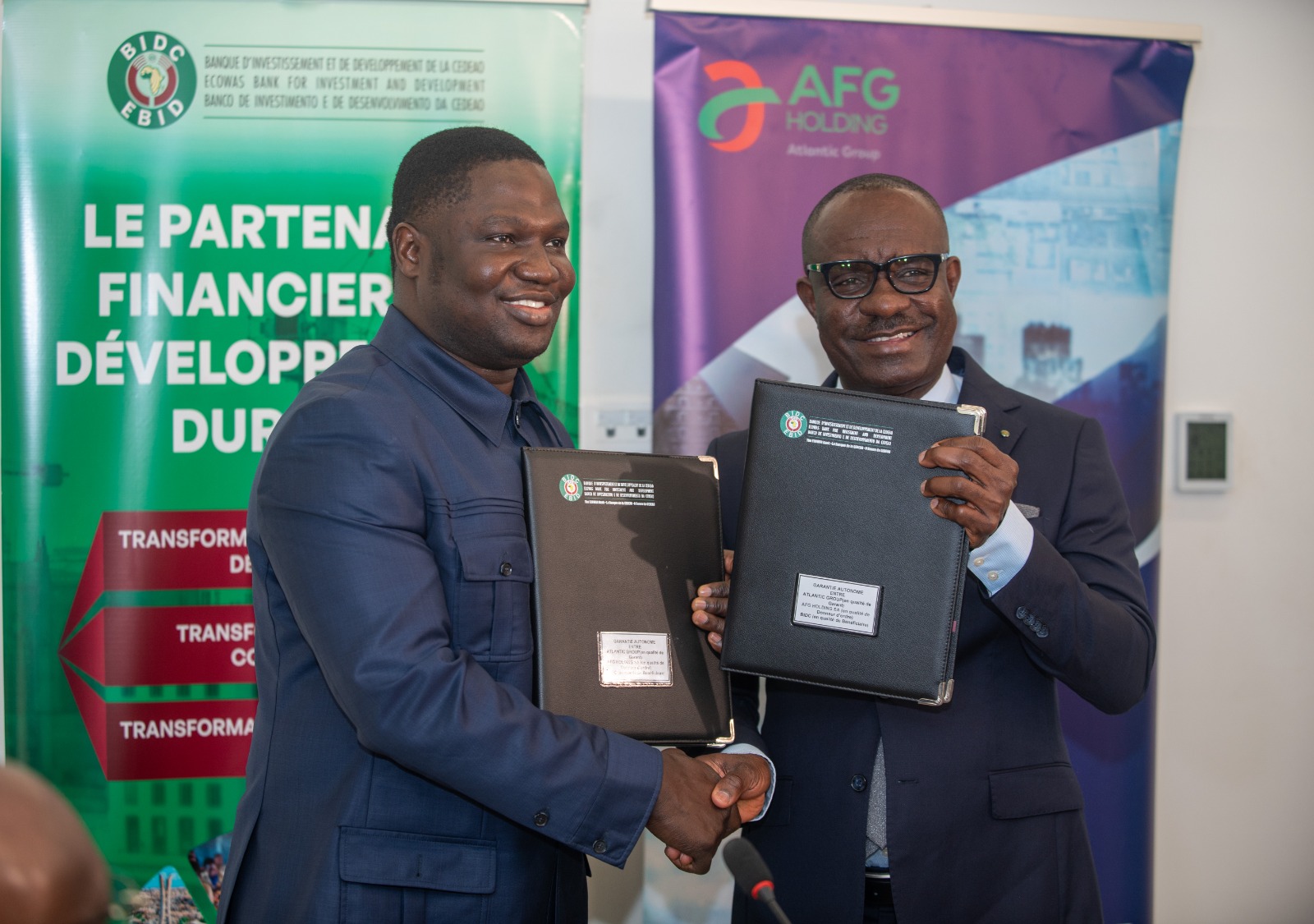 LA BIDC ACCORDE UNE LIGNE DE CRÉDIT DE 50 MILLIONS D&rsquo;EUROS À AFG HOLDING POUR STIMULER LA CROISSANCE DU SECTEUR PRIVÉ DANS LA CEDEAO
