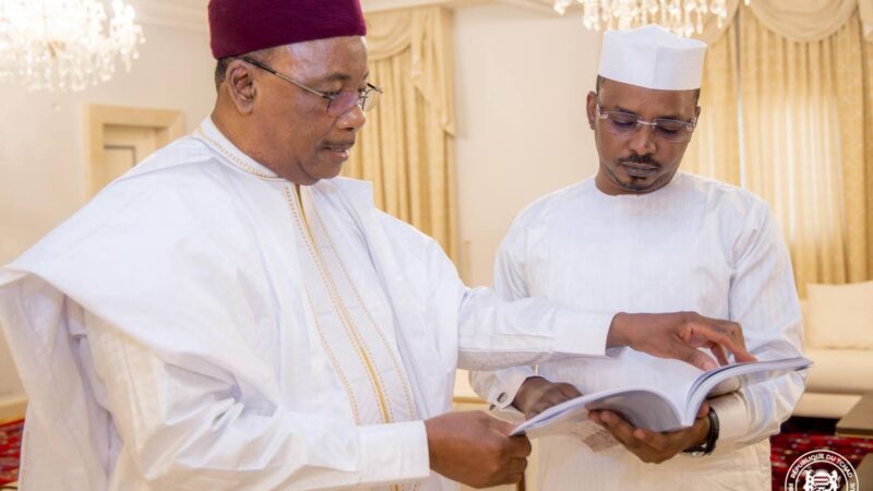 Grande Muraille Verte : Mahamadou Issoufou reçu par le Président Mahamat Idriss Déby Itno
