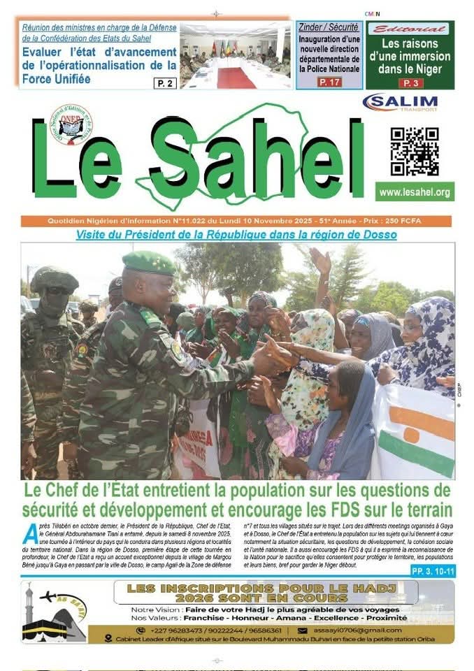 Editorial : Les raisons d’une immersion dans le Niger profond
