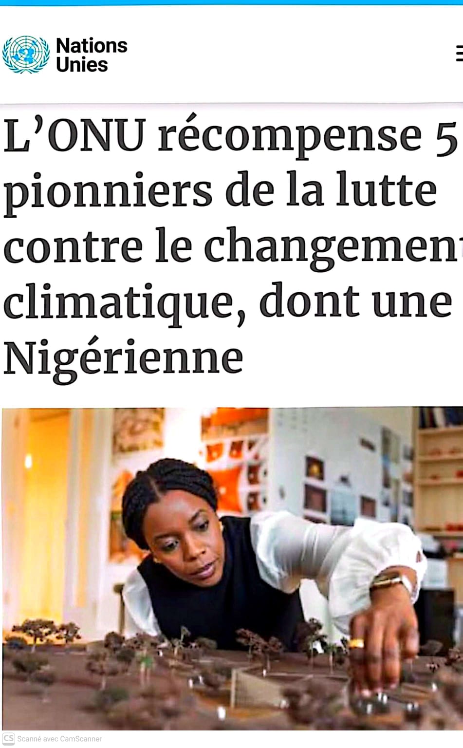 L&rsquo;ONU a décerné le prix des Champions de la Terre 2025 à cinq pionniers de la lutte contre le changement climatique
