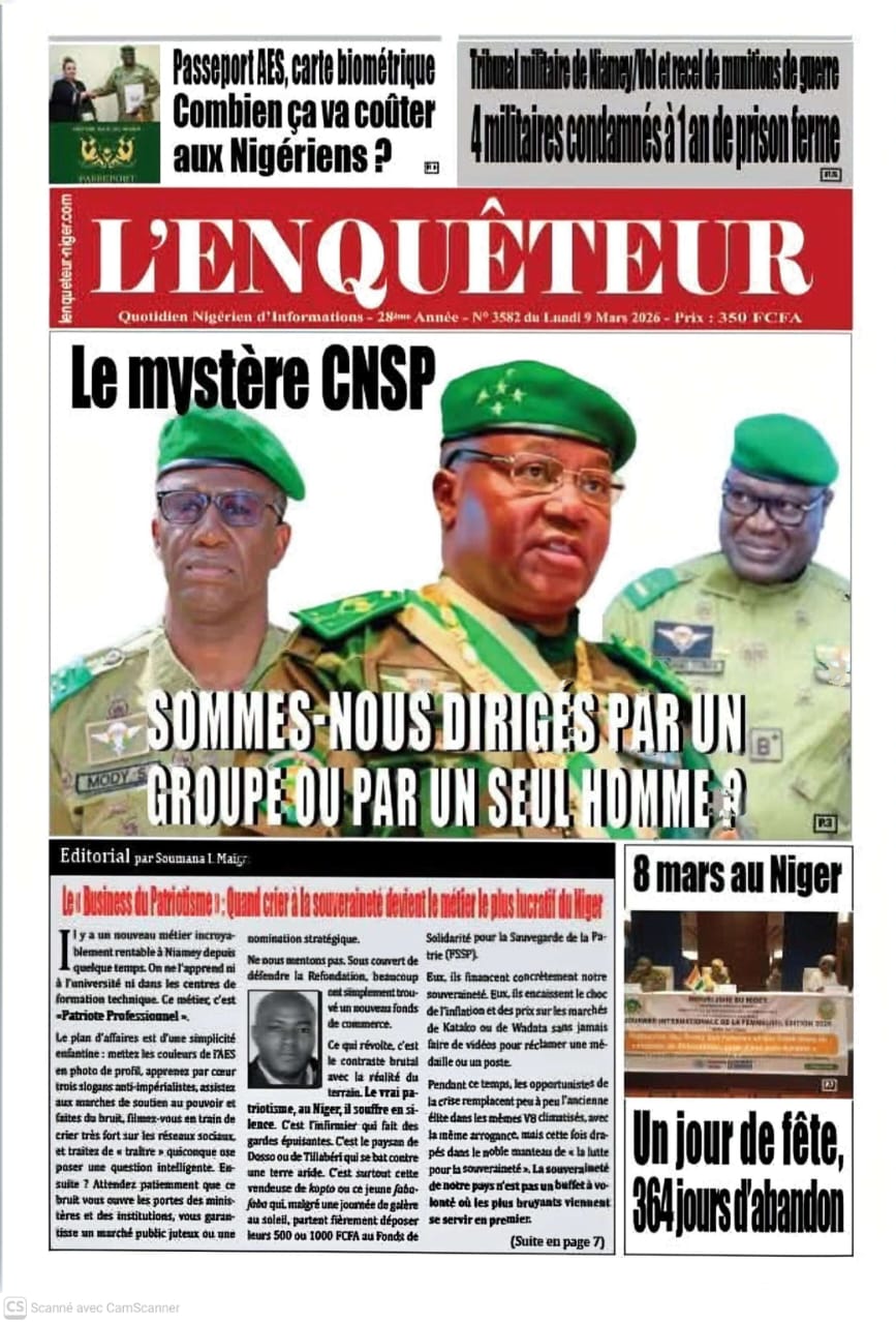 Le « Business du Patriotisme » : Quand crier à la souveraineté devient le métier le plus lucratif du Niger