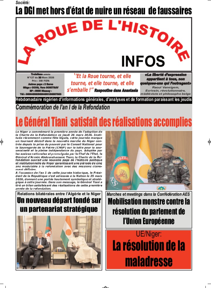 LA ROUE DE L&rsquo;HISTOIRE N 127